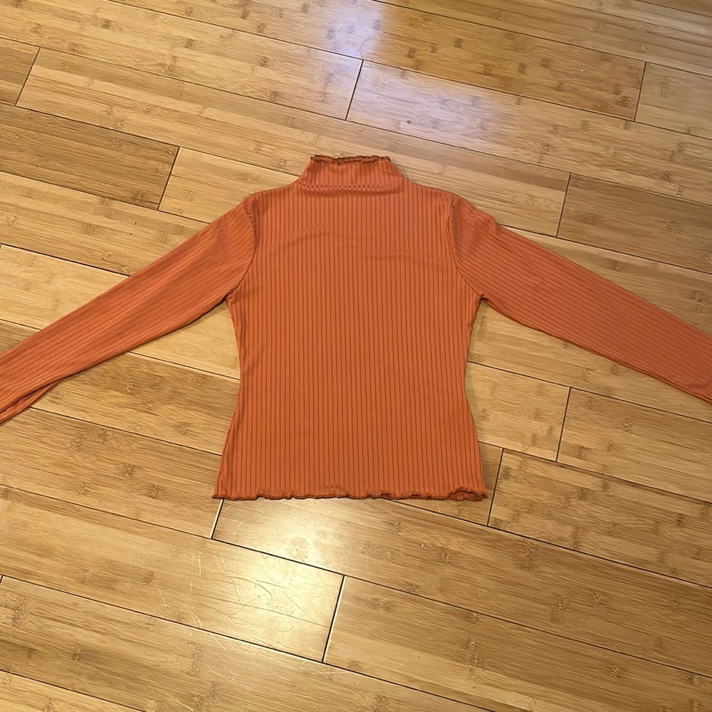 Nasty Gal Women’s rust orange long sleeve top